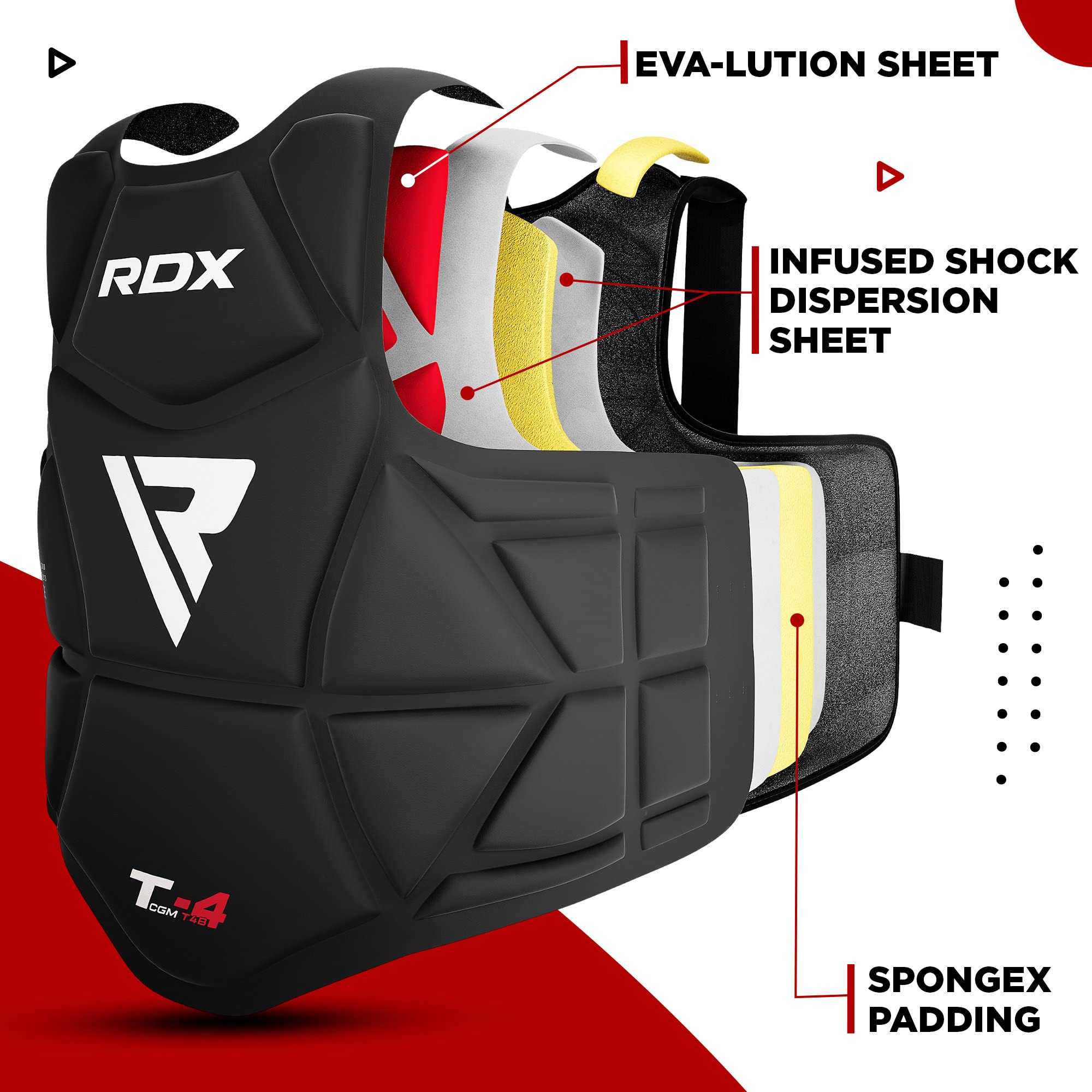 Amazon | RDX ボクシング ボディプロテクター MMA キックボクシング